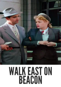 Walk East on Beacon 1952 Colorized