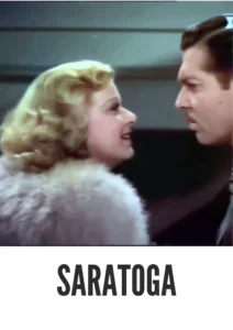 Download Saratoga (1937) Colorized HD | Clark Gable | Romantic Horse Racing Comedy | Jean Harlow